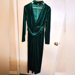 Double Crazy velvety gown NWOT